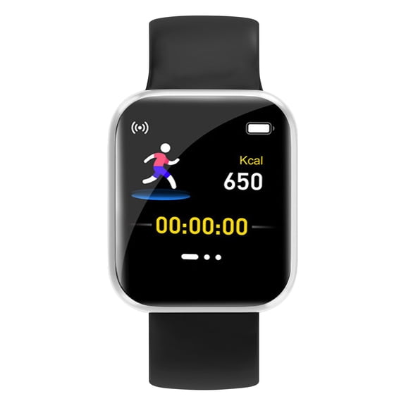 Smart Watch,Running Watches,Y68 Smart Fitness Bracelet,USB Direct Charging Sports Watch Multilingual Support Waterproof Activity Tracker for Men Women Kids(Silver)