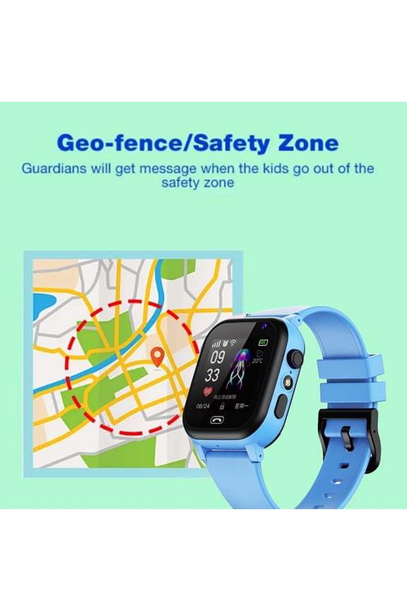 Smart Watch - SIM Cards Calling, GPS Tracker Locator, Cameras, Music Player, Alarm Clock, 1.44" Screen, Gift for 5-12 Year Old Boys Girls