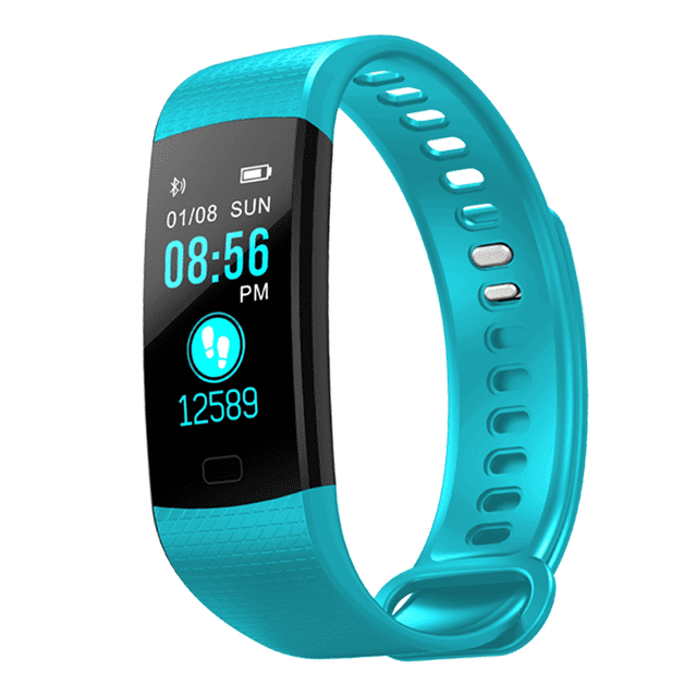 Smart Watch Slim Fitness Tracker Heart Rate Monitor,Gym Sports Activity Tracker Watch, Pedometer Watch with Sleep Monitor, Step Tracker(TURQUOISE)
