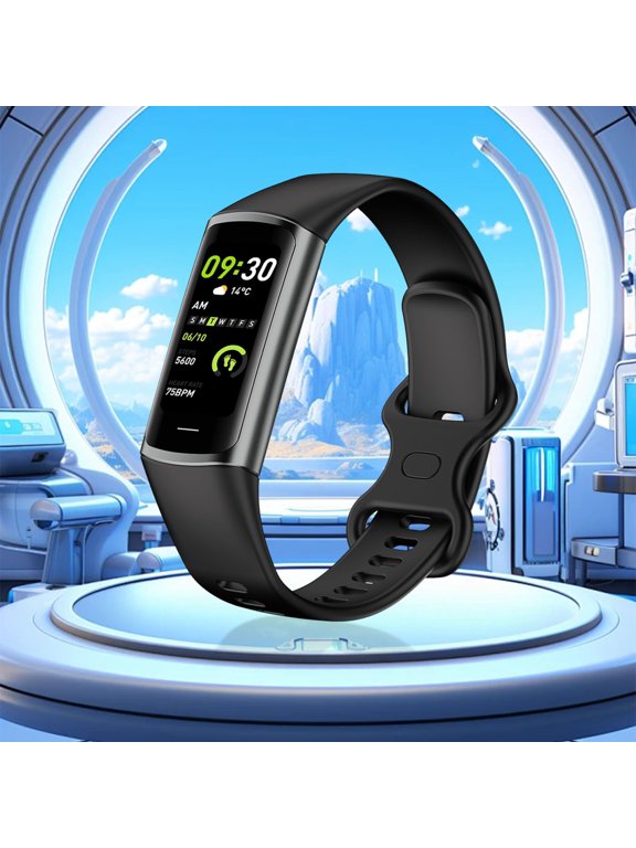 , Smart Watches for Men, Advanced Health Sports Smartwatch Screen-off Display Dial Long Battery Life Three Colors Available, Smart Watches for Women(Black)