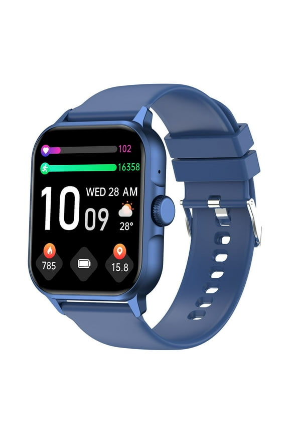 , Smart Watches for Men, Smart Watch 1.83in TFT 240X284 IPS Display Screen Smart Watches for Android Phones Smart Fitness Watch for Women Man Smartwatch, Smart Watches for Women(Blue)