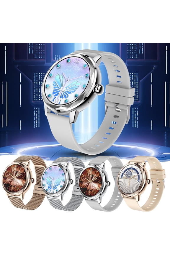 Smart Watch, Smart Watches for Men, Smart Watch Full Screen Smart Watches for Android IOS Phones Smart Fitness Watch for Women Smartwatch, Smart Watches for Women(Silver)