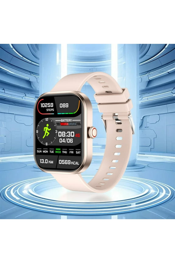 , Smart Watches for Men, Sports Watch Health Monitoring Information Sedentary Bluetooth Call Watch Fitness and Sleep Collision Detection Monitor Three Colors, Smart Watches for Women(Gold)