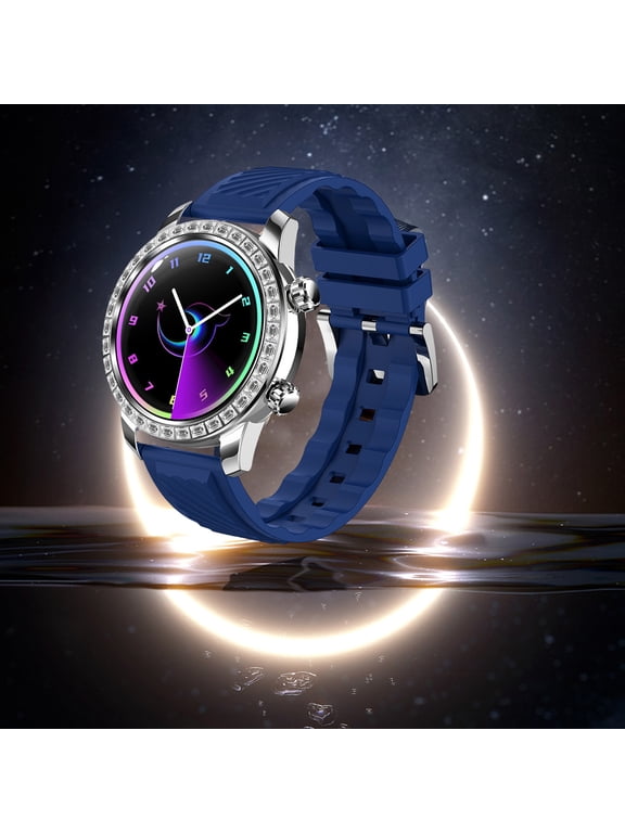 , Smart Watches for Women, 1.52in High Precision Watch with Two Watch Bands Bluetooth HD Call Intelligent Voice Control and IP68 Water Proofing 1.52in Smart Sports Watch(Blue)