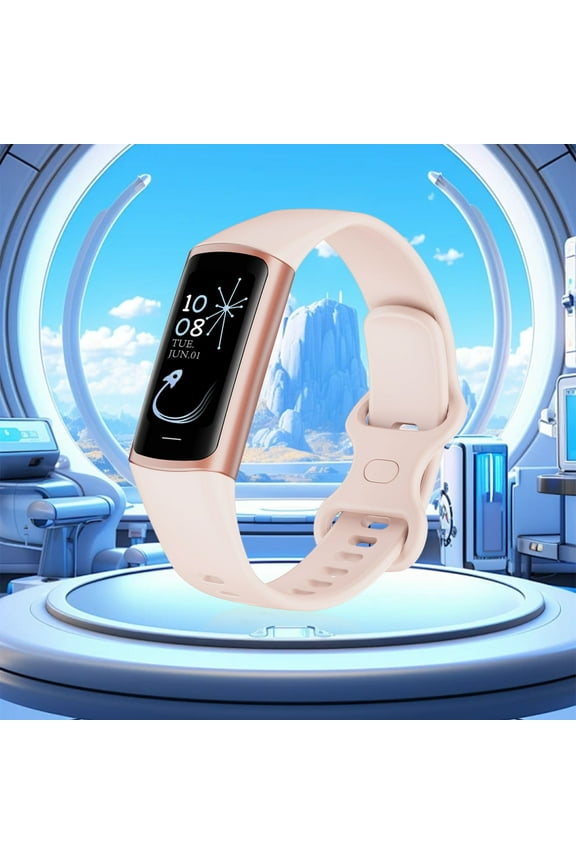 , Smart Watches for Women, Advanced Health Sports Smartwatch Screen-off Display Dial Long Battery Life Three Colors Available, Smart Watches for Men(Pink)