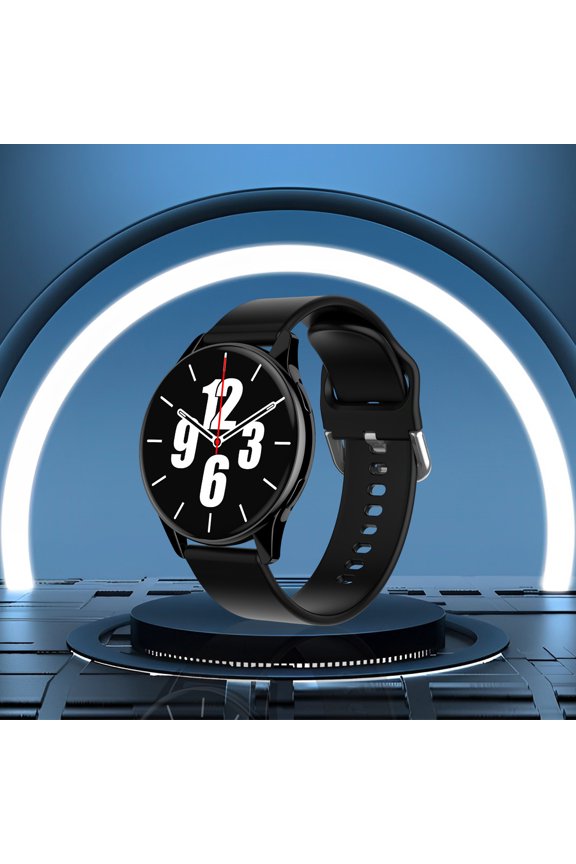 Smart Watch, Smart Watches for Women, Bluetooth Call Sports Smart Watch with Customized HD Full Touchcontrol Dial Intelligent Voice Control Assistant Information Sleep Monitoring(Black)