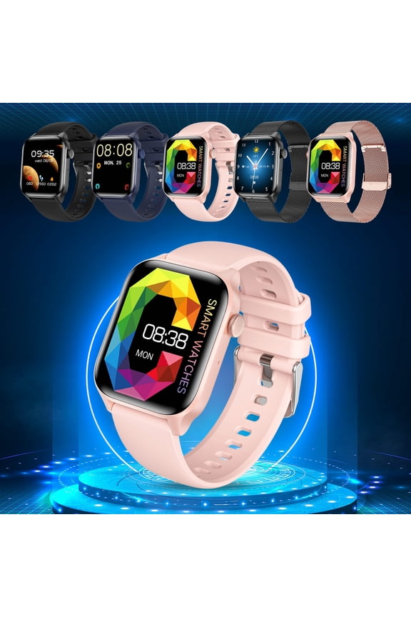 , Smart Watches for Women, Smart Watch 1.83in Display Screen Smart Watches for Android Phones Smart Fitness Watch for Women Man Smartwatch, Smart Watches for Men(Black)