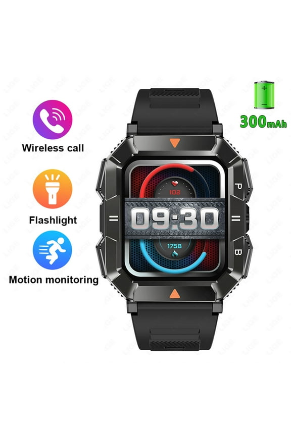 , Smart Watches for Women, Smart Watch Full Screen Smart Watches for Android IOS Phones Smart Fitness Watch for Women Man Smartwatch, Smart Watches for Men(Black)