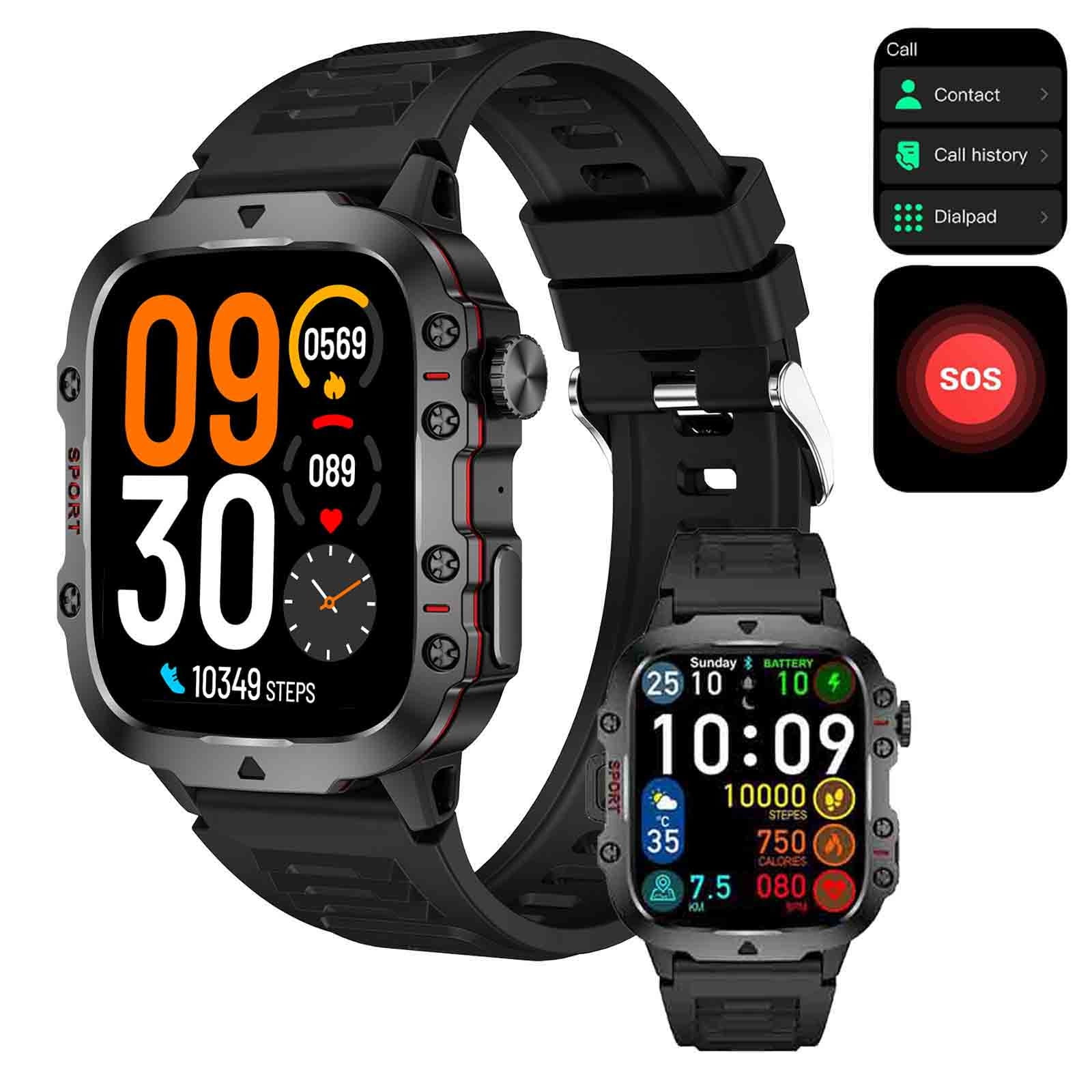 Smart Watch Sports Outdoor Bluetooth Call Usage Time Is Long High