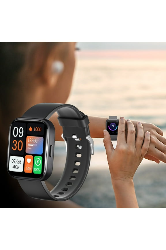 Smart Watch - Sports Watch Bluetooth Call Multi-functional.0inch Large Screen Watch 60 Days Long Standby Voice Intelligence Assistant