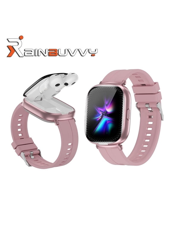 Smart Watch with TWS Earbuds, Bluetooth 6.0, 1.88" TFT, NFC, Live Comments, Translation, OTA, Multi-Language, Pedometer, Calorie Counter, Sleep Tracker, Wireless Charging, 240mAh, IP67, Metal Body
