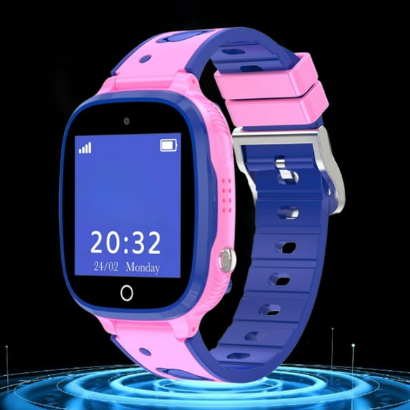 Smart Watch With Two Way Calling And Location Positioning Photo And Video Capture Games Ebook Reader Calendar Alarm Pedometer Music Player Touch Screen Waterproof Long Battery Life