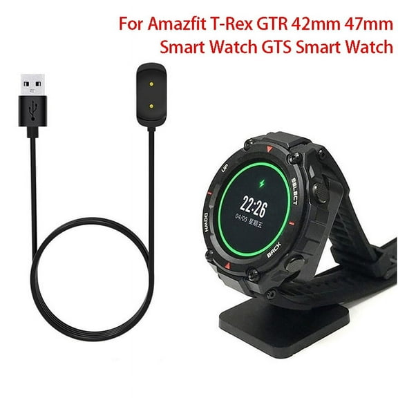 Smart Watch USB Charging Cable For Amazfit T-Rex GTR 42mm 47mm Smart Watch GTS USB Charger Cable Wire Accessories
