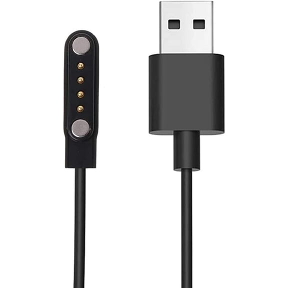 Smart Watch Universal Charger Magnetic,da fit Smartwatch Accessories 4 Pin 7.62mm Pin-Pitch Magnetic Replacement Charger Cable Compatible for All 4-Pin 7.5mm - 8mm-Pin-Pitch Smart Watch & Wearables