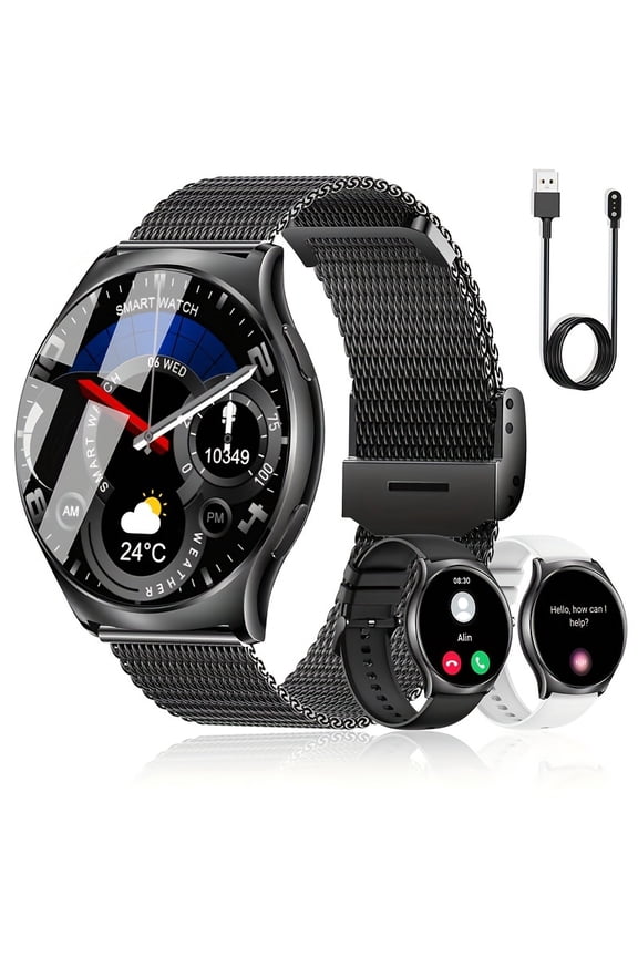 Smart Watch with Wireless Calling/dialing, Multiple Exercise Modes, Check Notifications, Fitness Tracker, Music Player, Fitness Watch, Dial, Men's And Women's Sports Watches