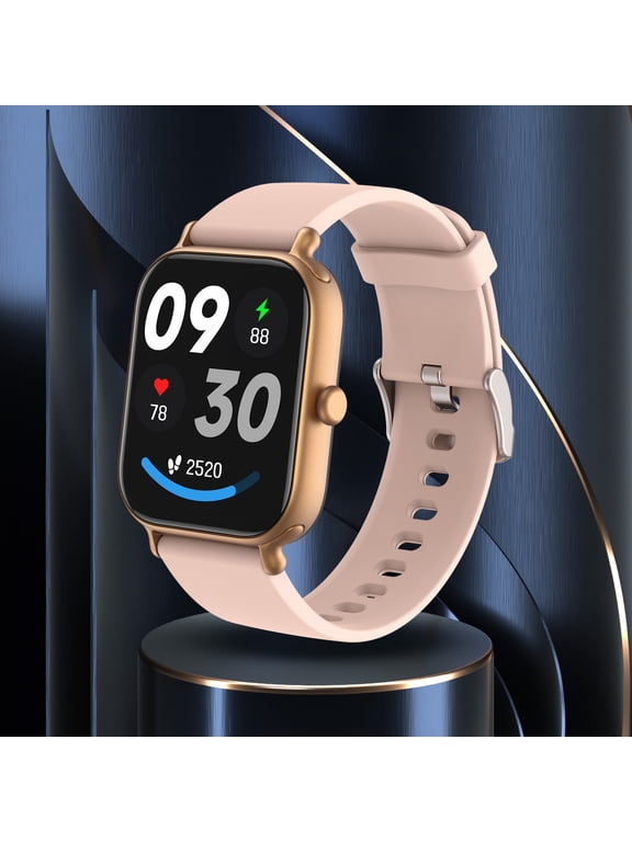 Smart Watch for Women,1.5inch HD Touch Screen,Make and Receive Calls,100+Sports Modes,Sleeper Monitoring,Waterproof Smart Watch for Android ios Compatible