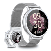 Smart Watch for Women Android/iPhone Devices, IP68 Waterproof Fitness Tracker with Bluetooth Answer/Make Calls, Activity Pedometer/100+ Sports Modes, Perfect Gi