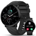 thumbnail image 1 of AI Smart Watch for Men Android iphone, 1.39" Touchsreen Fitness Tracker with Bluetooth Call, 110+ Sport Modes, IP68 Waterproof, Gift Idea, Black, 1 of 7