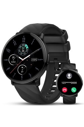 AI Smart Watch for Men Android iphone, 1.39" Touchsreen Fitness Tracker with Bluetooth Call, 110+ Sport Modes, IP68 Waterproof, Gift Idea, Black