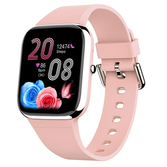 Smart Watch for Women Men,1.8" HD Color Screen with Multiple Watch Faces Choose,Make and Receive Phone Calls,IP68 Waterproof,Great for Birthday,Valentine's Day, Anniversary Gifts