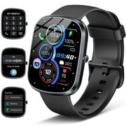 BTOOTOS AI Smart Watch for Women Men 1.91" HD Touch Screen with Dual-Mode Smart Bluetooth Call and Voice Assistant 100+ Sport Modes IPX7 Waterproof Fitness Watch for Android/iPhone