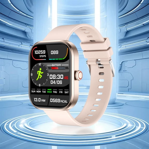 Smart Watch for Women Men with Bluetooth Call,2" HD DIY Dial Fitness Watch with Health Tracking,59+ Sports Modes,IP67 Waterproof Watch Compatible with iOS