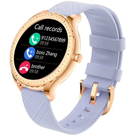Smart Watch Women's Round Dial 1.09 Inch Full Touch Screen Bluetooth Call Sports Watch