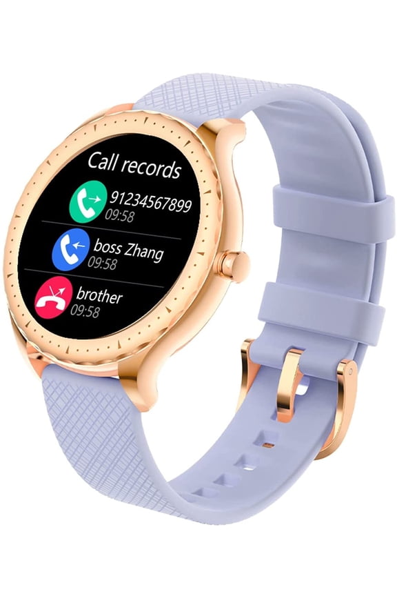 Smart Watch Women's Round Dial 1.09 Inch Full Touch Screen Bluetooth Call Sports Watch