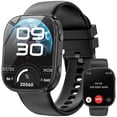 thumbnail image 1 of Smart Watch fits for Android and iPhone Devices, Smartwatch for Women Men 1.88" HD Fitness Tracker with 100+ Sports Mode, Bluetooth Call, IP68 Waterproof for Gift Black, 1 of 7