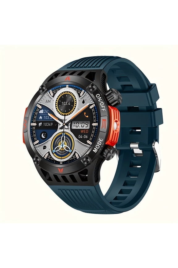 Smart Watch for Android iOS - 1.46" HD IPS Touch Screen, Make/Answer Calls, AI Voice, HR/Health Monitor, 100+ Sports Modes