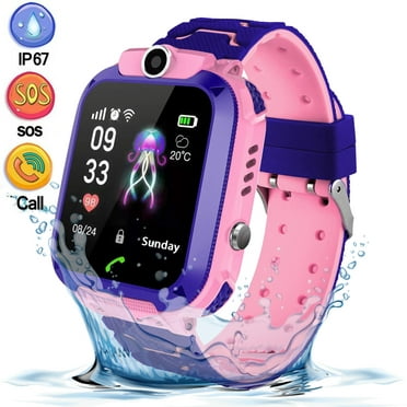 4G Kids Smart Watch,Kids Phone Smartwatch w GPS Tracker Waterproof ...