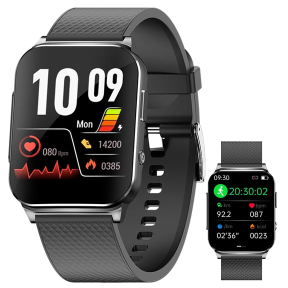 Smart Watch for Men Women, 1.83" HD Touch Screen, Call & Message Alerts, IP67 Waterproof, Compatible with Android & iPhone