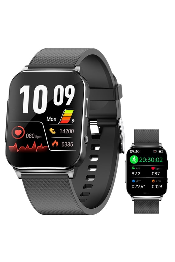 Smart Watch for Men Women, 1.83" HD Touch Screen, Call & Message Alerts, IP67 Waterproof, Compatible with Android & iPhone