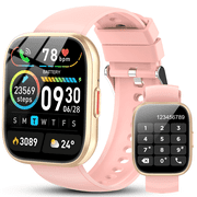 Smart Watch for Men Women, 1.85-inch HD Fitness Tracker with Bluetooth Calls, Sleep Tracking, 110+ Sports Modes, IP68 Waterproof, Android and iPhone