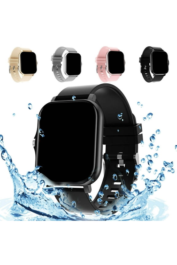 Smart Watch for Men Women - Answer/Make Call, 2025 Waterproof Fitness Tracker Watch with Heart Rate Monitor Sleep Step Counter Activity Smartwatch