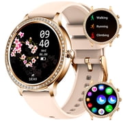 Smart Watch for Women Fitness Tracker Call Receive/Dial Pedometer Smartwatch 1.69" HD Full Touch Screen Activity Tracker Watch for iPhone Android
