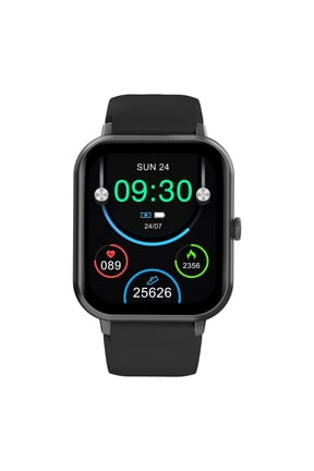 Smart Watch for i-Phone 12 Pro, Fitness Activity Tracker for Men Women Heart Rate Sleep Monitor, Step Counter, 1.91" Full Touch Screen Fitness Tracker Smartwatch - Black