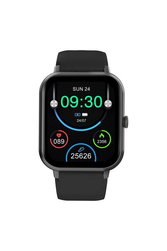 Smart Watch for i-Phone 12 Pro Max, Fitness Activity Tracker for Men Women Heart Rate Sleep Monitor, Step Counter, 1.91" Full Touch Screen Fitness Tracker Smartwatch - Black