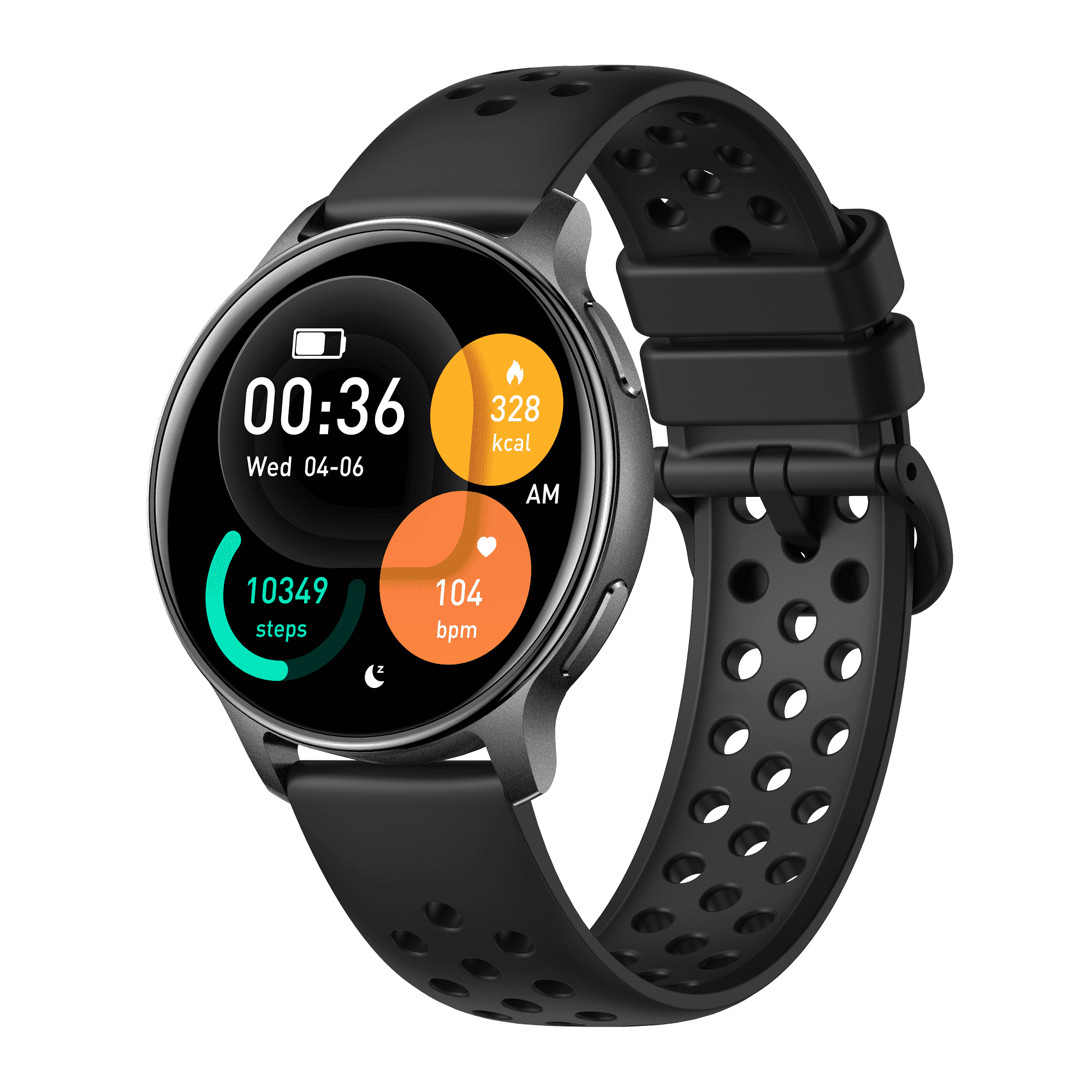 Smart Watch with 1.32" AMOLED Display, Long Battery Life, Outdoor Design, Water Resistant