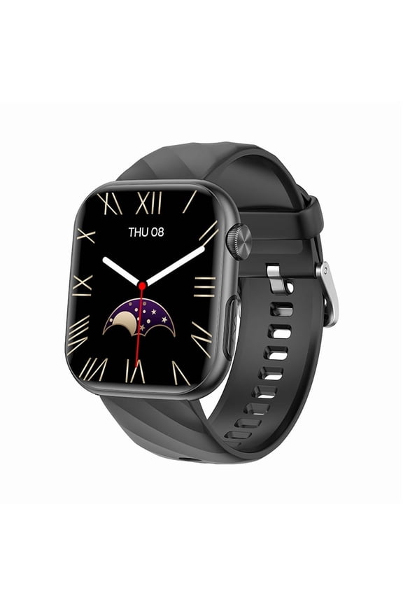Smart Watch with 1.97" Large AMOLED Screen, BT Call Heart Rate Tracking Unisex Health Watch