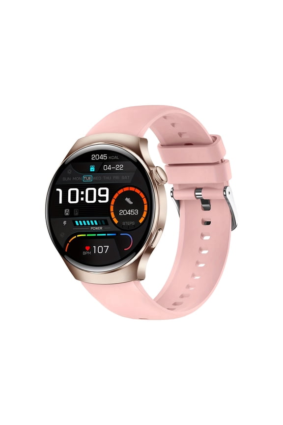 Smart Watch with Bluetooth Calling, Unisex Round Fitness Tracker, 100+ Exercise Modes, Activity Monitor for Android and iPhone