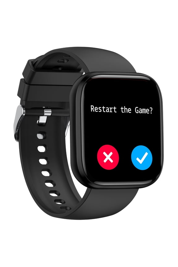 Smart Watch with Games, Body Temp & Sleep Monitor, Wireless Call Answer/Make/Reject, 100+ Sports Modes, AI Voice, Calculator for Android iPhone