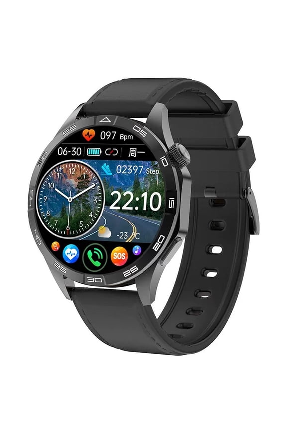 Smart Watch with Sleep Support, Call Function Heart Rate Tracking Message Alert One Key SOS Daily Watch