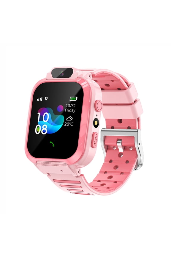 Smart Watch with Two-Way Call, GPS Positioning, Waterproof, Long Battery Life, Multimedia Functions & Activity Tracking,Pink