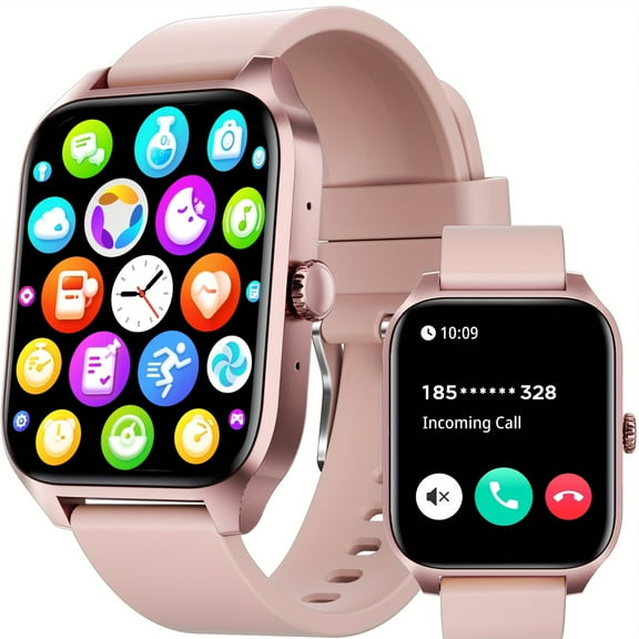 Smart Watch with Wireless Call & Sleep Monitor, 100+ Sports Modes Fitness Tracker, AI Voice & Calculator for Android iPhone