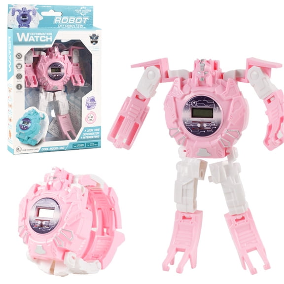 Smart Watches - Electronic Deformation Watch Children Creative Manual Transformation Robot Toys
