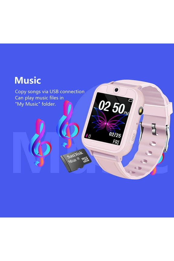 Smart Watches - F8 Children's Smart Watch For Boys And Girls - 1.54-inch Capacitive HD HD Color Screen Smart Watch For 3-15 Years Old Children, With Camera