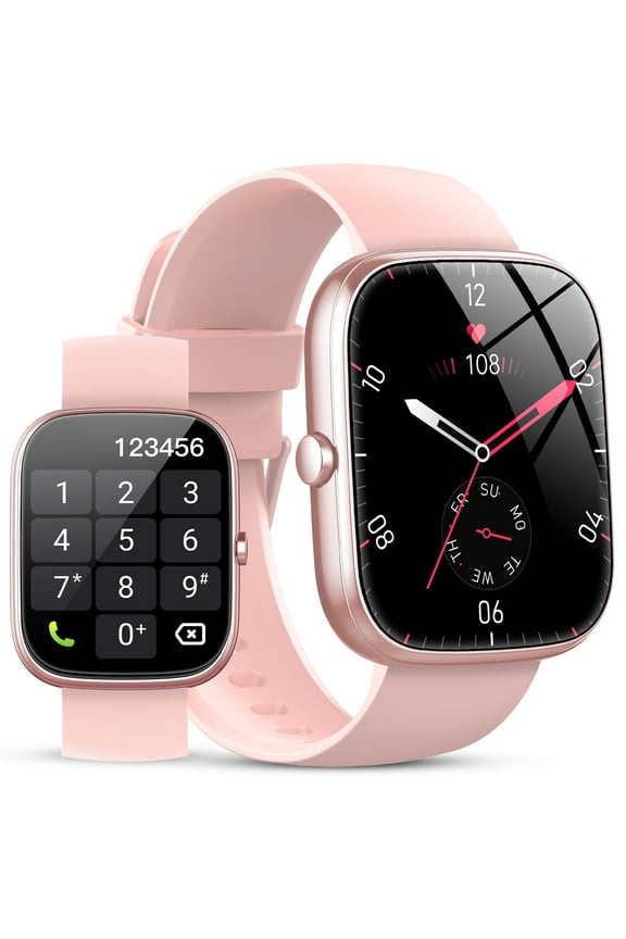 Smart Watches Fits for Women Smartwatch for Android Phones/iPhone Compatible Fitness Tracker with 100+ Sports Modes 1.91" Womens Watch with Calls and Messages Female Cycle for Gift