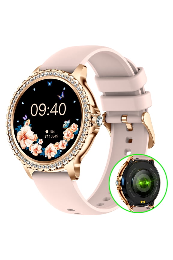 Smart Watches Women with Diamonds Bluetooth call