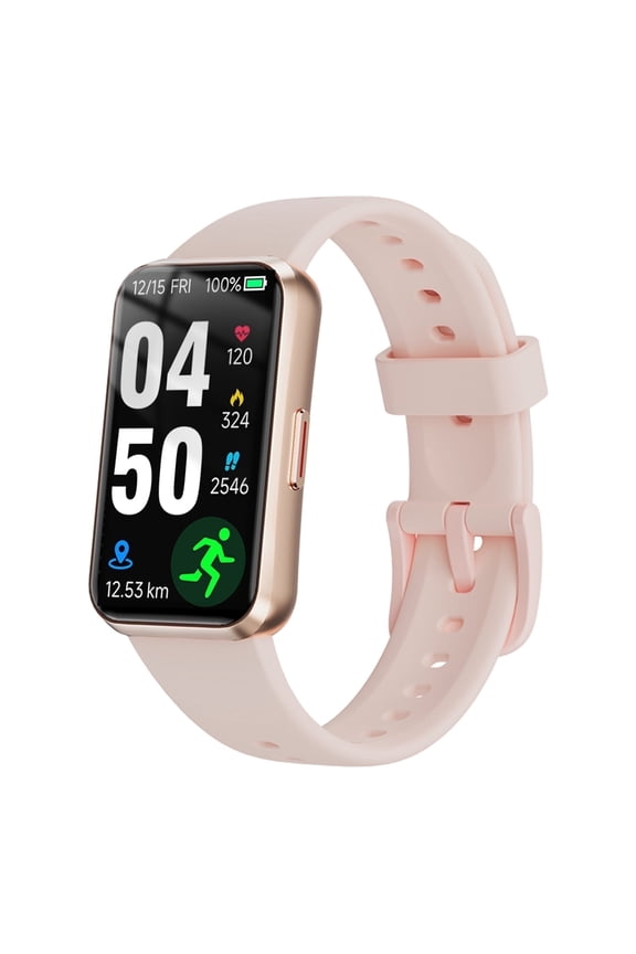 1.47" Fitness Tracker Smartwatch for Women Men with Multiple Sport Modes Step Counter Bluetooth Calls (Make/Answer) IP68 Waterproof, Fitness Tracker Compatible with Android/iOS, for Gifts, Pink